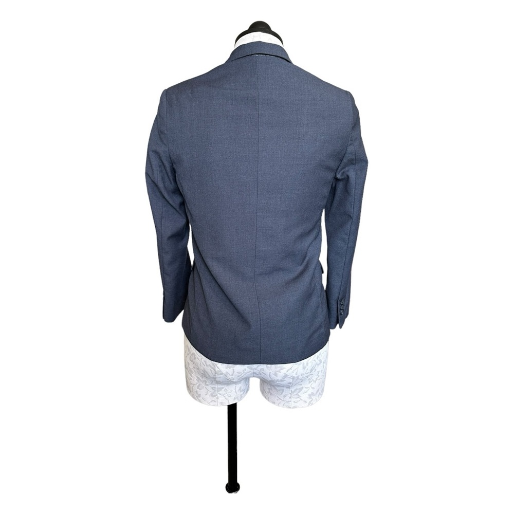 Calvin Klein Boys Gray Suit Jacket Single Breasted 2 Button Size 12 Regular - Picture 4 of 14